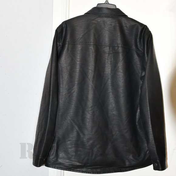 Men's Faux Leather Jacket - Black‎ Levi's - Picture 9 of 10